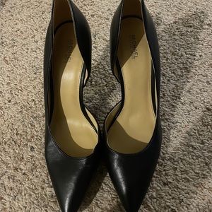 MK black heels - size 10